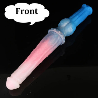 Luuk 40cm Super Long Double Head Horse Dick Huge Kont Dildo Soft Liquid Silicone Anal Plug Sex Toys For Women Lesbian Products -