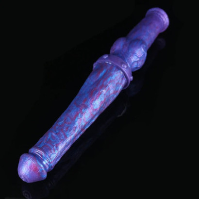 Smmq 40cm Super Long Double Head Dildo With Huge Knot Soft Liquid Silicone Anal Plug Sex Toys For Women Lesbian Products - Anal